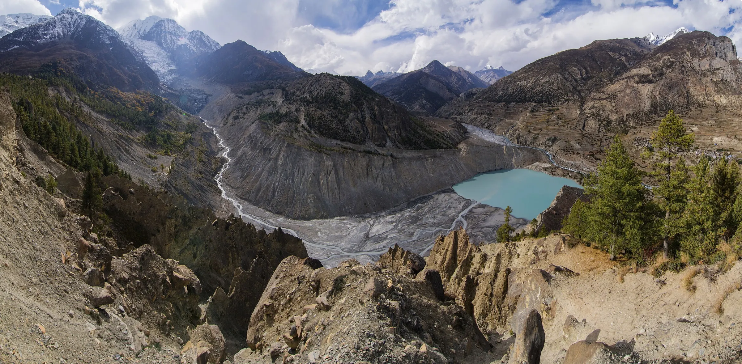 Gangapurna glacier and lake, Best season and weather windows, Annapurna Circuit Trek